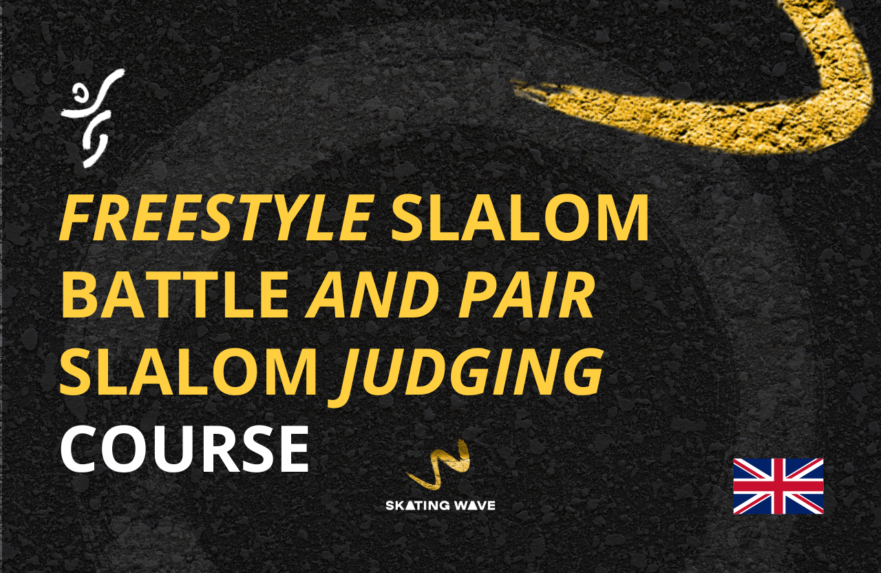 Freestyle slalom battle and Pair slalom judging course